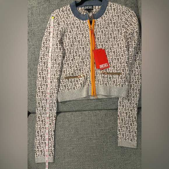 Diesel Monogram Cardigan S Authentic ( matching set available medium size skirt) - Picture 15 of 16